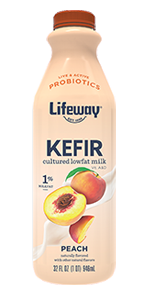 Lowfat Peach Kefir